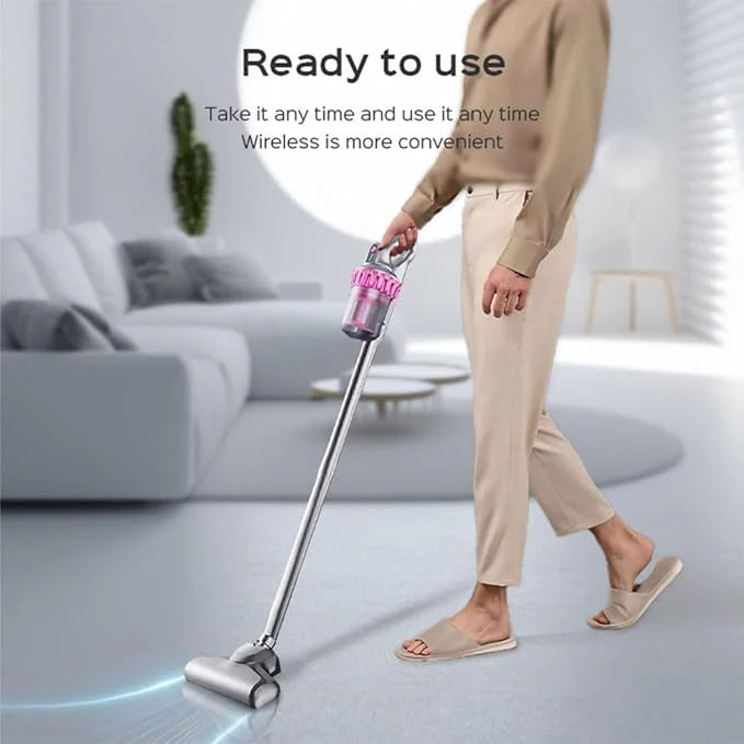 4-in-1 Cordless Vacuum Cleaner – Lightweight Stick & Handheld, Rechargeable, Powerful Suction for Home, Car, Pet Hair & Hard Floors