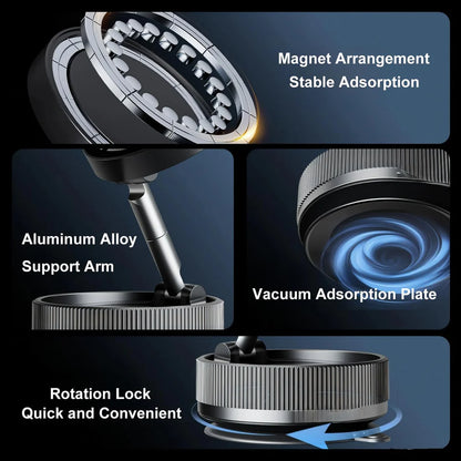 Magnetic Bracket with Vacuum Suction
